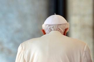 Benedicto XVI durante su último acto público. AFP/www.diariodenavarra.es