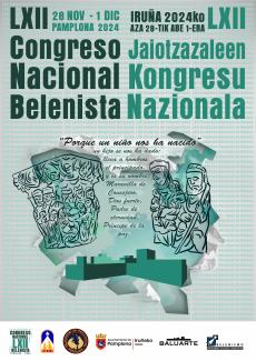 Cartel Congreso Belenista Pamplona 2024