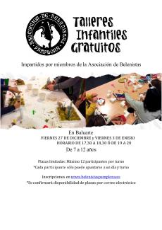 Cartel Talleres Infantiles 2024