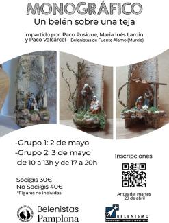 Cartel Monográfico Belén en una teja