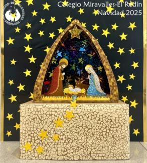 1er Premio Concurso Belenes Navidad 2025, Colegio Miravalles El Redín