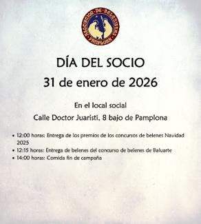Cartel Día del socio