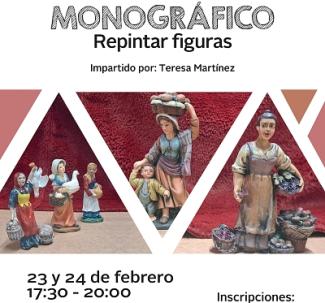 Cartel Monográfico Repintado de Figuras