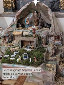 Belén religiosas de la Sagrada Familia. Iglesia de la Anunciación. Javier (Navarra)