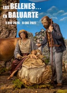 Cartel exposición "Los Belenes en Baluarte" navidad 2026