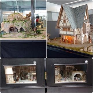 Algunos de los belenes instalados