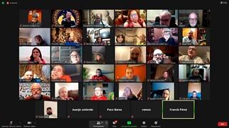 Captura de pantalla de un momento de la reunión