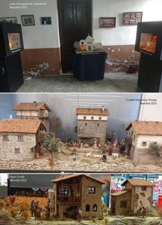 Algunos de los belenes instalados