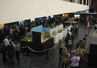 Imagen de los primeros visitantes tras la inauguración.