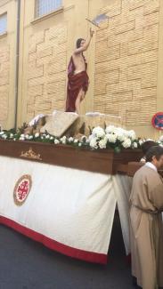 Imagen del paso en la procesión