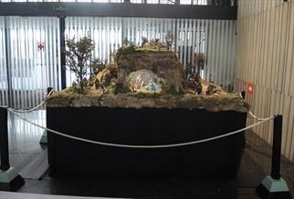 Belén instalado en la Parroquia de San Jorge