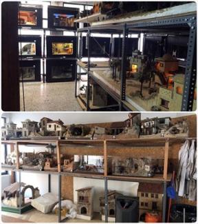 Un par de rincones del almacén de la asociación