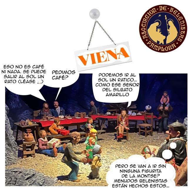 Viñetas que ilustran el "Viaje a Cataluña", enero 2024