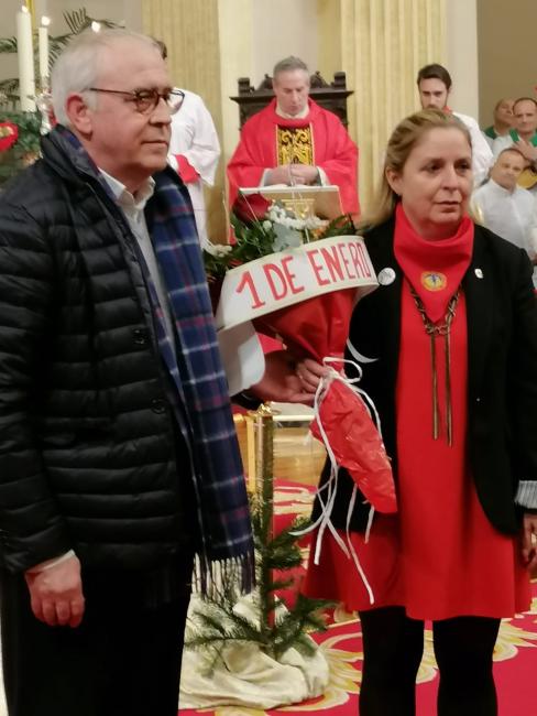 Misa de la escalera de San Fermín 1 de enero de 2024