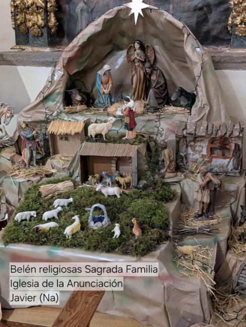 Belén religiosas de la Sagrada Familia. Iglesia de la Anunciación. Javier (Navarra)